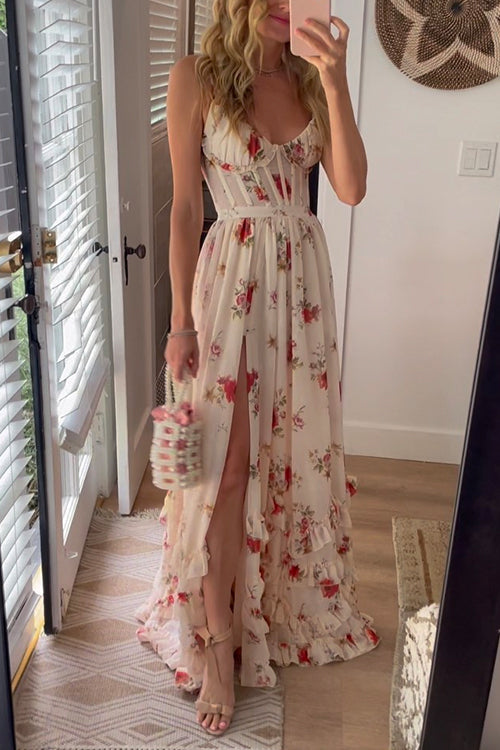 Yuna - Long Floral Dress
