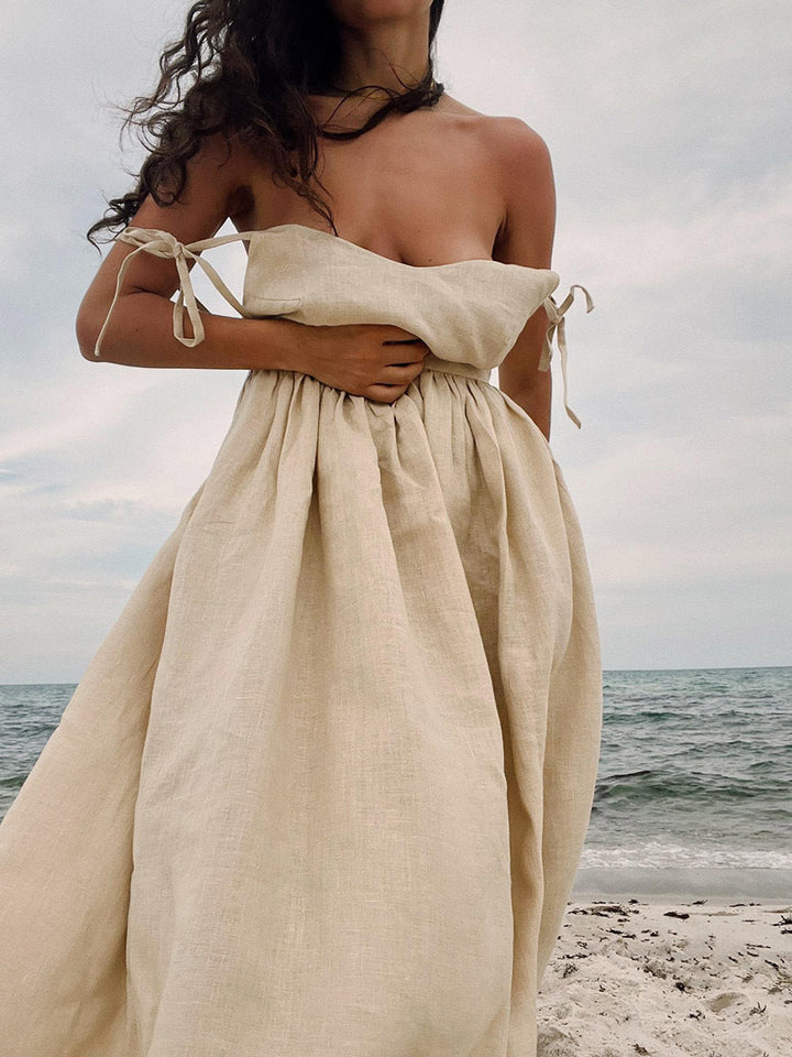 Aliana - Chic Tie-Strap Dress