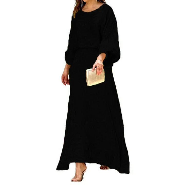 Herlyn - Loose-fitting dress with round neck