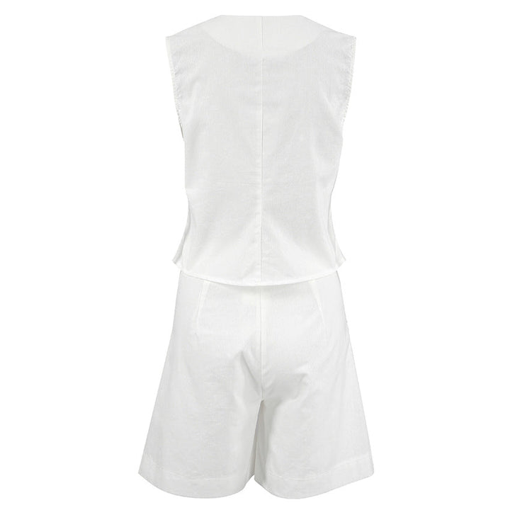 Ayessa - Tailored Vest and Shorts Set