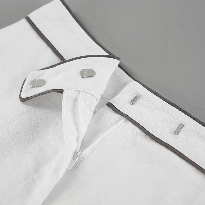 Marian - Belted Button-Up Set