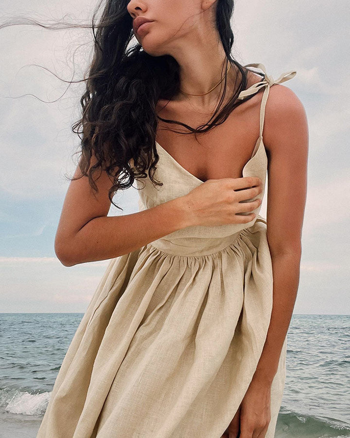 Aliana - Chic Tie-Strap Dress
