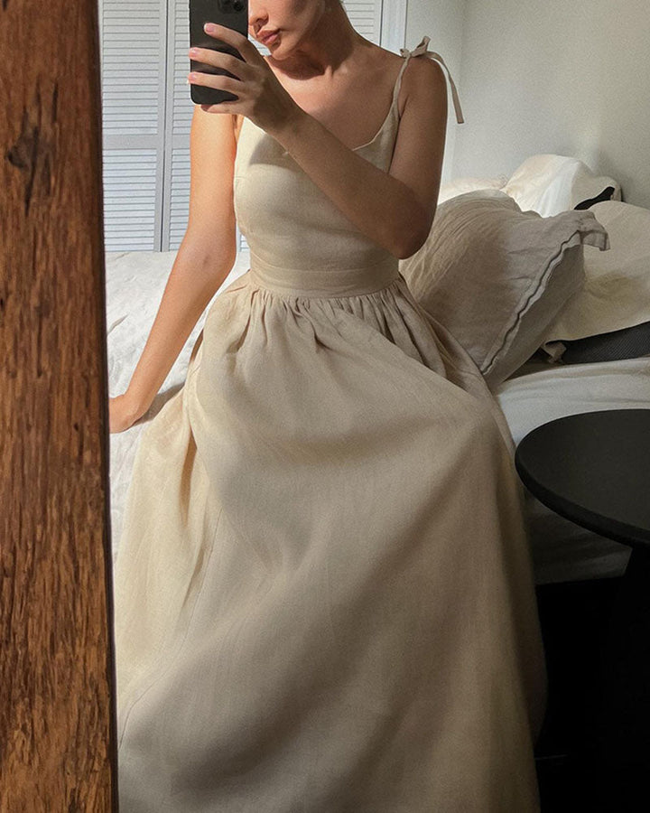 Aliana - Chic Tie-Strap Dress