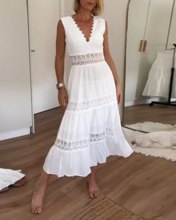 Clarisa - V-Neck Dress