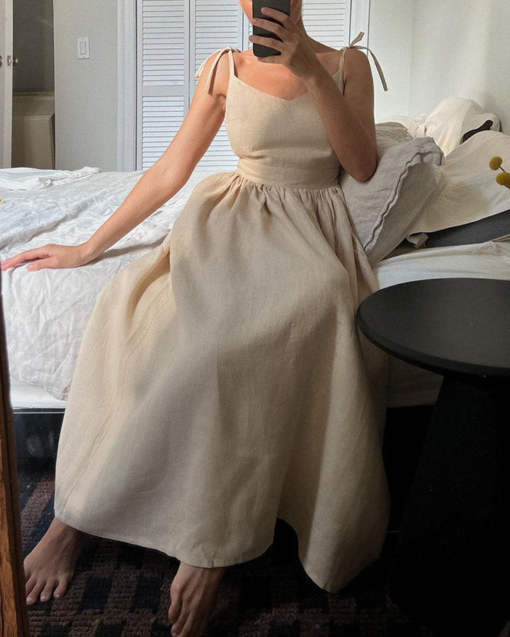 Aliana - Chic Tie-Strap Dress