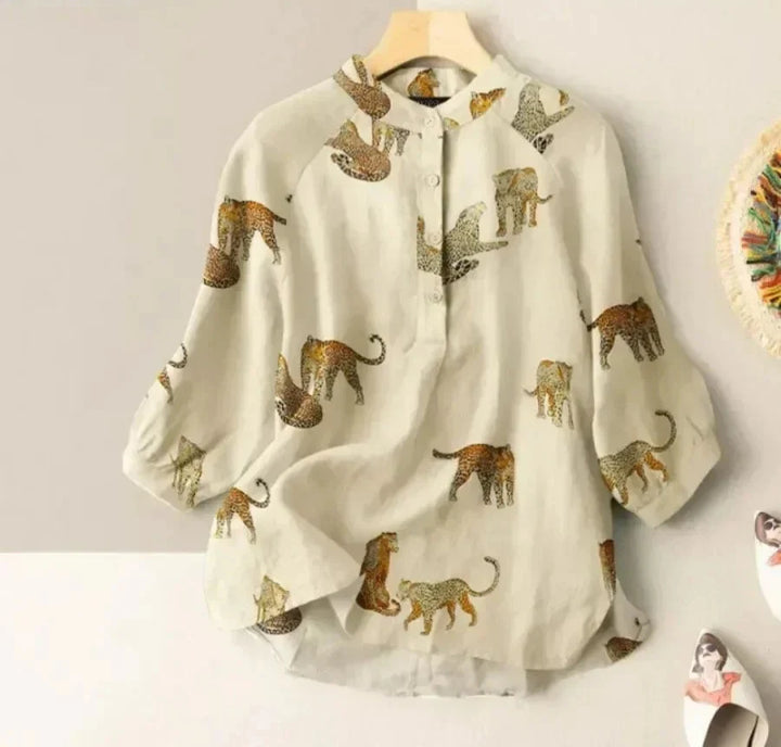 Victoria | Baroque Print Blouse