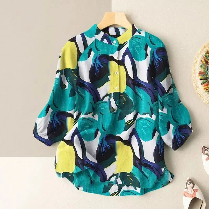 Victoria | Baroque Print Blouse