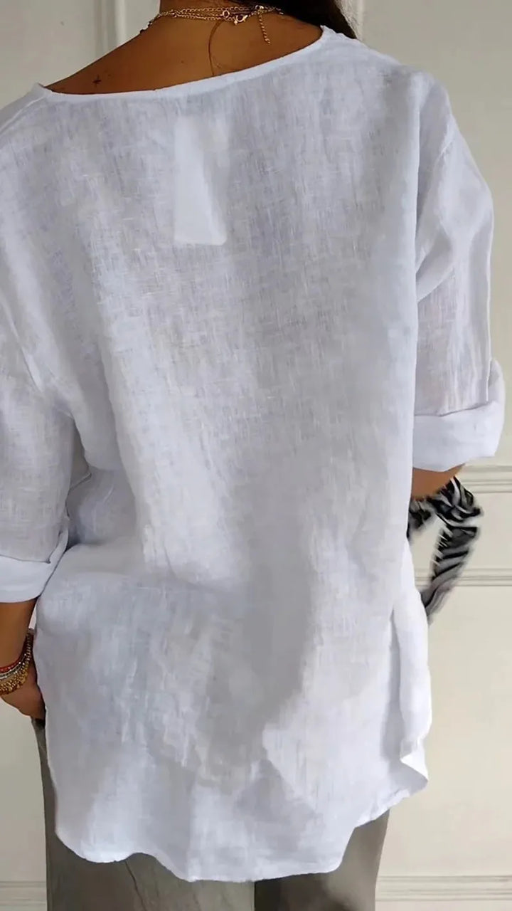 Mila | Minimalist Button Blouse
