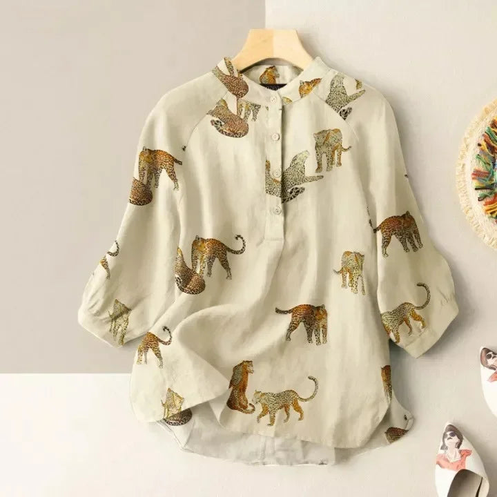Victoria | Baroque Print Blouse