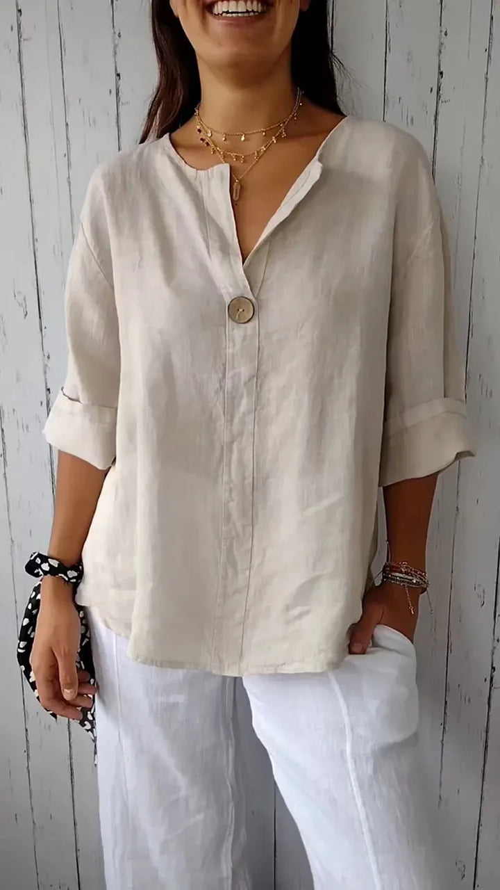 Mila | Minimalist Button Blouse