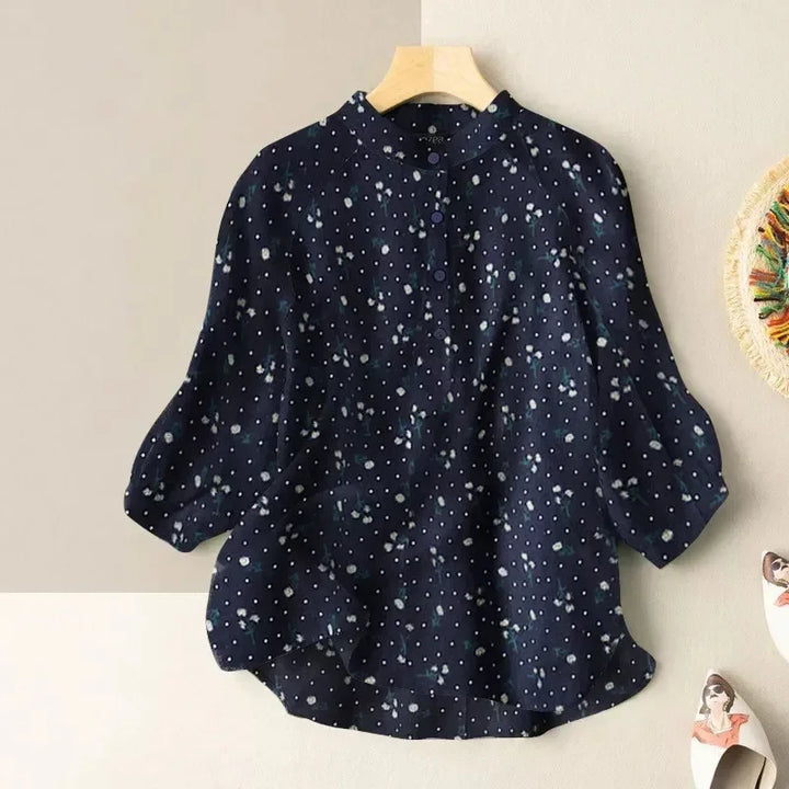 Victoria | Baroque Print Blouse