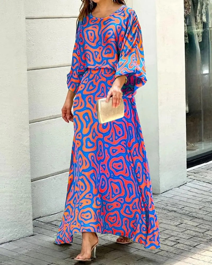 Herlyn - Loose-fitting dress with round neck