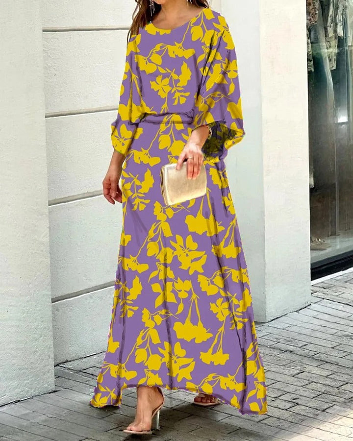 Herlyn - Loose-fitting dress with round neck