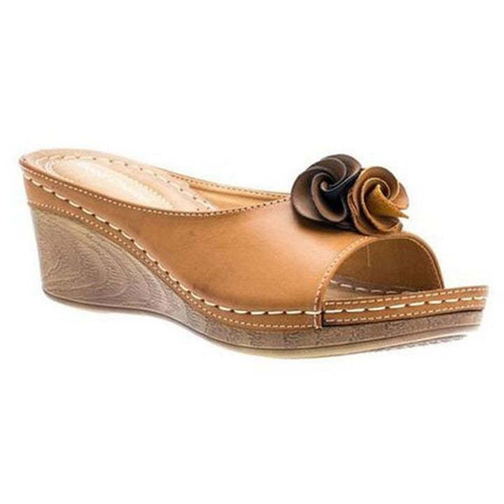 LIDIA - Comfortable leather orthopedic women's sandals